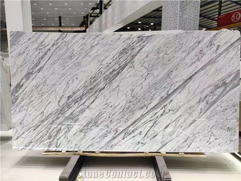 Italy Classico White Marble Calacatta Vision Big Slab Tile