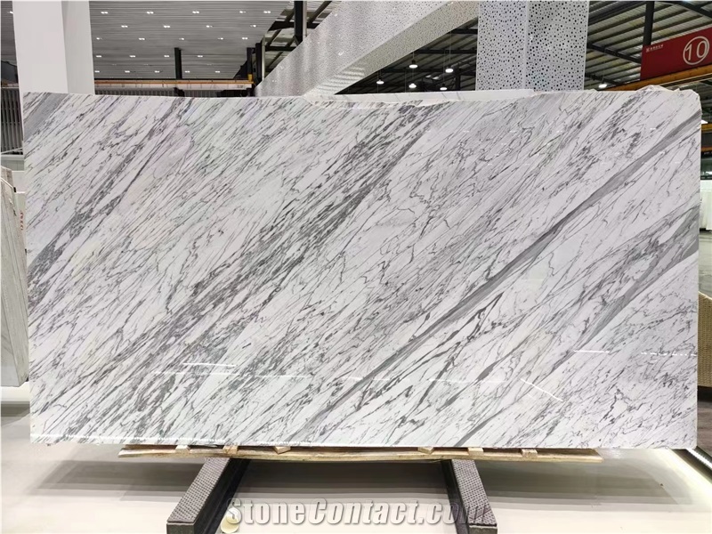 Italy Classico White Marble Calacatta Vision Big Slab Tile