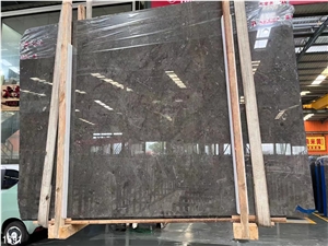 Milly Grey Marble Fossil Gray Slab Tile
