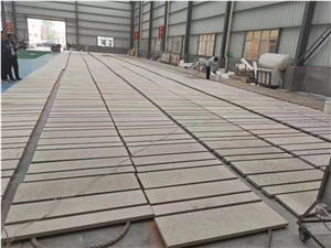 Beige Limestone Outdoor Wall Design Limestone Tiles