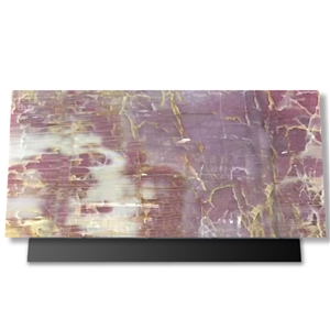 GOLDTOP Natural High Transmission Purple Onyx Slabs