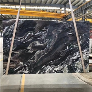 Luxury Ltaly Kinawa Violet Marble Slab For Background Wall