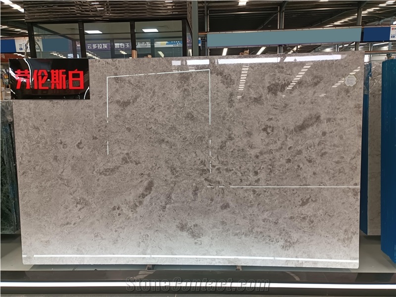 Nice Pattern Natural Marble Lawrence White Marble Slabs