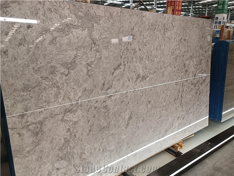 Nice Pattern Natural Marble Lawrence White Marble Slabs