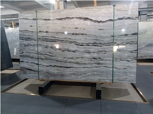 Azul Acquamarina Lumen Translucent Blue Sky Marble Slabs
