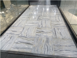 Azul Acquamarina Lumen Translucent Blue Sky Marble Slabs