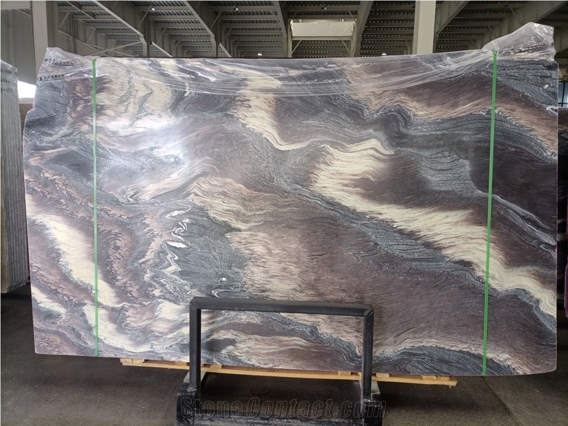 Cipollino Ondulato Marble Green Purple Colorful Marble Slabs