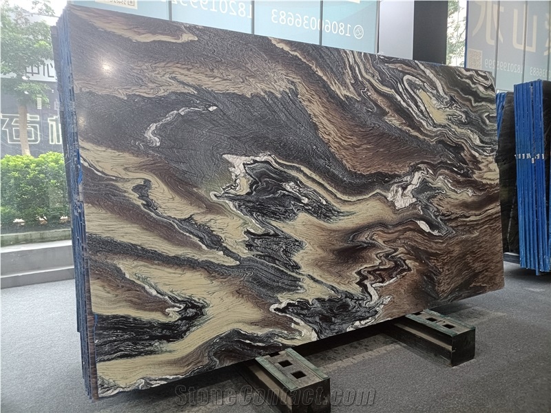Cipollino Ondulato Marble Green Purple Colorful Marble Slabs