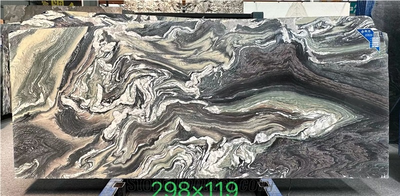 Cipollino Ondulato Marble Green Purple Colorful Marble Slabs