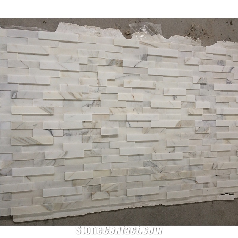 Calacatta Marble Natural Stone Ledger Panels