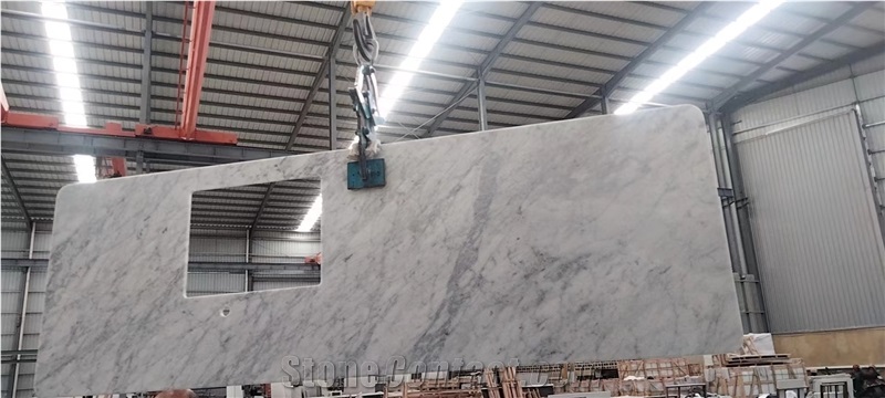 Carrara Bianco White Marble Countertops