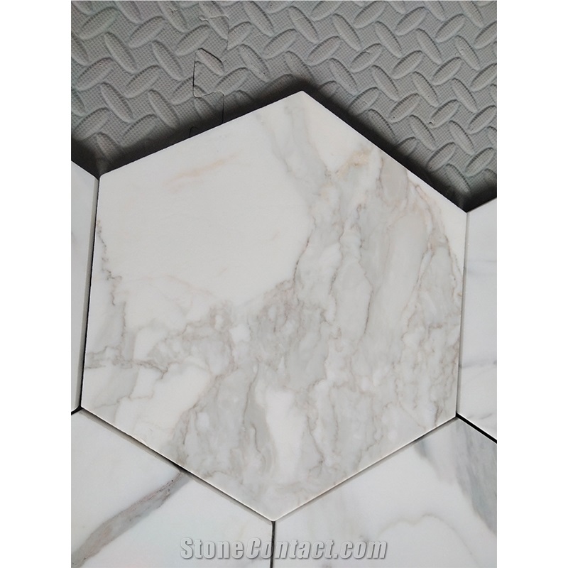Factory Direct Calacatta Gold Marble Hexagon Wall Tiles