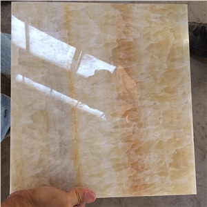 Natural Honey Onyx Yellow Onyx Jade Tile