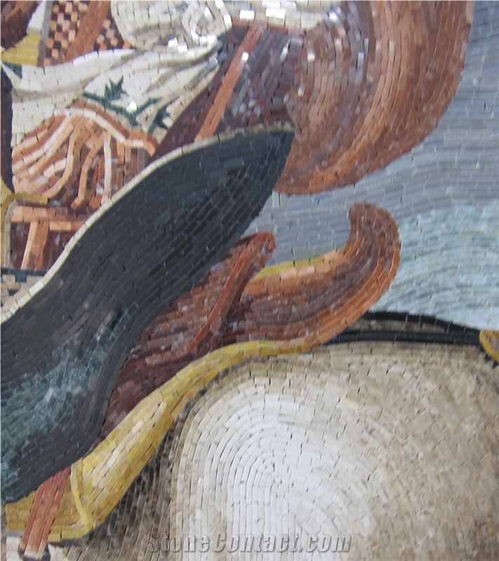 Professional Handmade Mosaic Art Figure Pattern Wall Mural