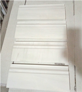 STONETEX Dolomite White Baseboard Molding Trim