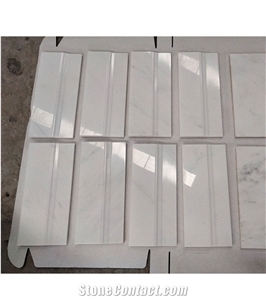 Top Quality Highend Oriental White Marble Polished Baseboard