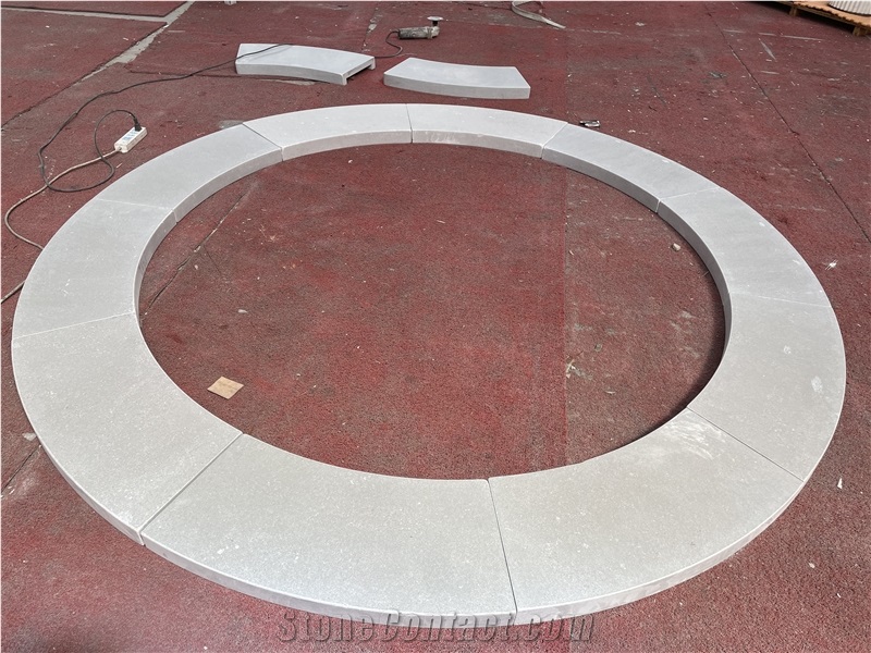 Circle Grey Cinderella Marble Paving Stone