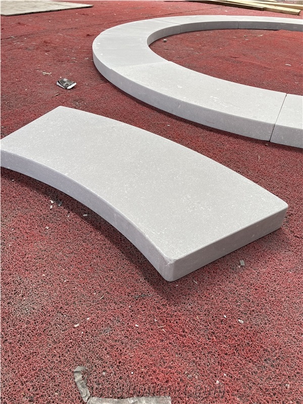 Circle Grey Cinderella Marble Paving Stone