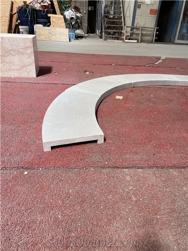Circle Grey Cinderella Marble Paving Stone