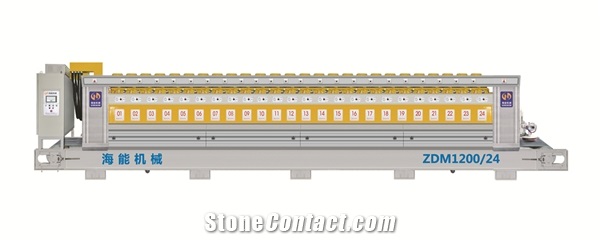 ZDM-1200 Automatic Polishing Line Machine For Granite Slabs