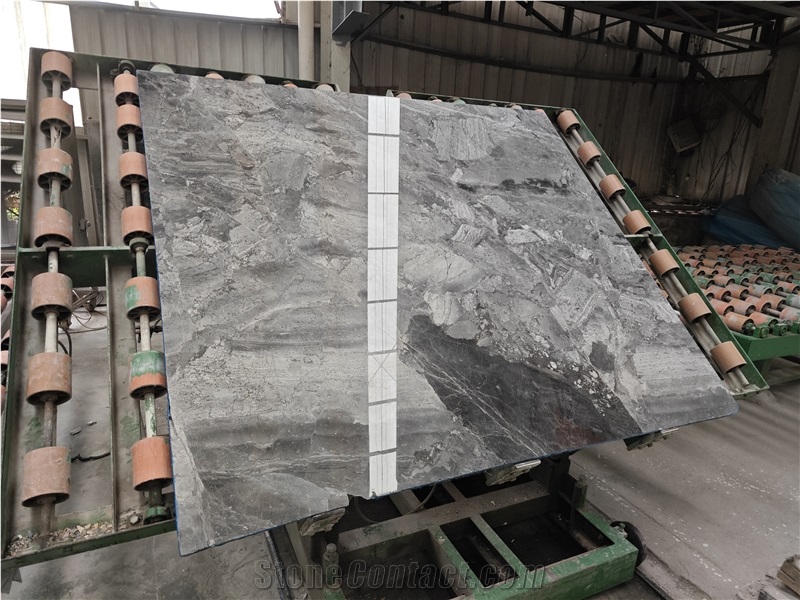 Turkey Moonstone Fantasy Gray Marble Tiles Slabs