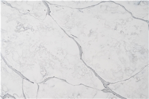 Calacatta Quartz Grey Vein Stone Artificial Tiles Slabs