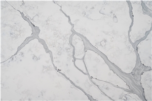 Calacatta Quartz Grey Vein Stone Artificial Tiles Slabs
