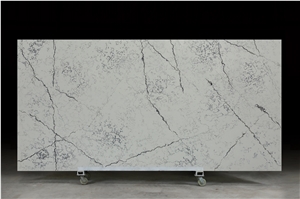 Calacatta White Quartz Vein Slab