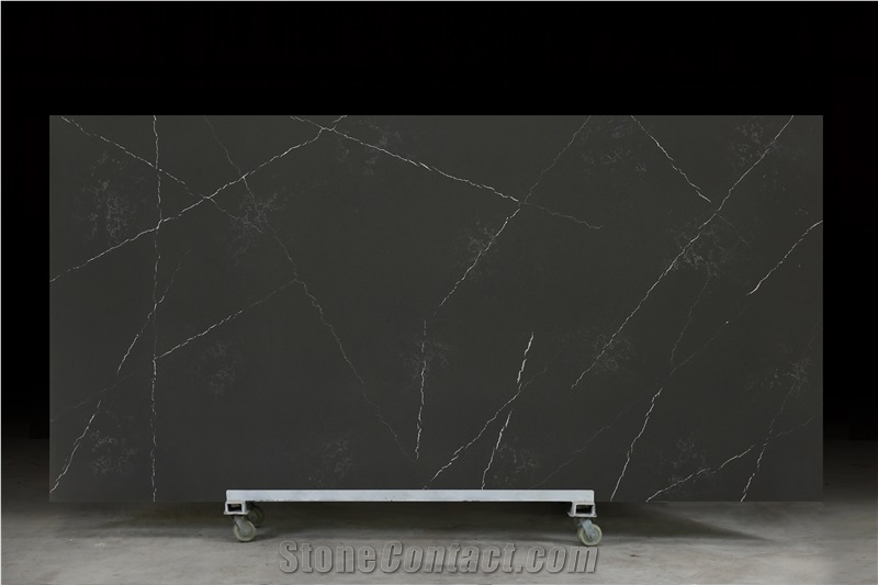 Engineered Match Marble Quartz 2Cm 3Cm Quartz Slab
