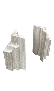 Stone Dinning Table Base#1 In Peruvian Travertine Polished