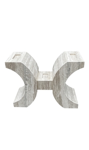 Stone Dinning Table Base#2 In Peruvian Travertine Polished