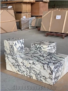 Arabescato Corchia Marble Coffee Table Stone Home Furniture