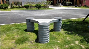 Landscaping Granite Furniture 4-Stool G654 Circle Table Set