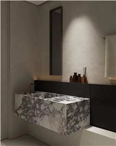 Rectangle Wash Basin China Blue Stone Oval Sink For Bathroom