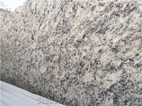 Golden Beige Color Brazilian Granite Slabs