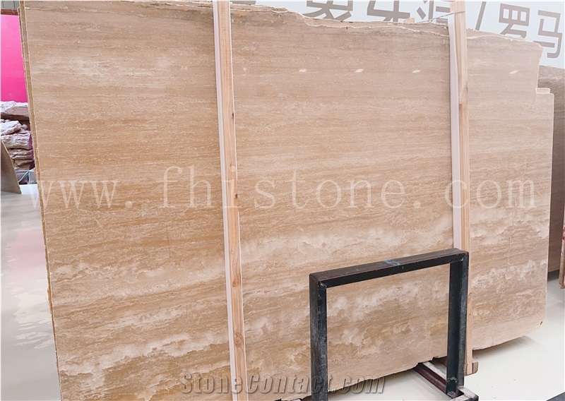 Beige Travertine Yellow Travertine Ivory Travertine Vein Cut