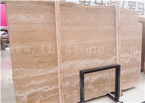 Beige Travertine Yellow Travertine Ivory Travertine Vein Cut