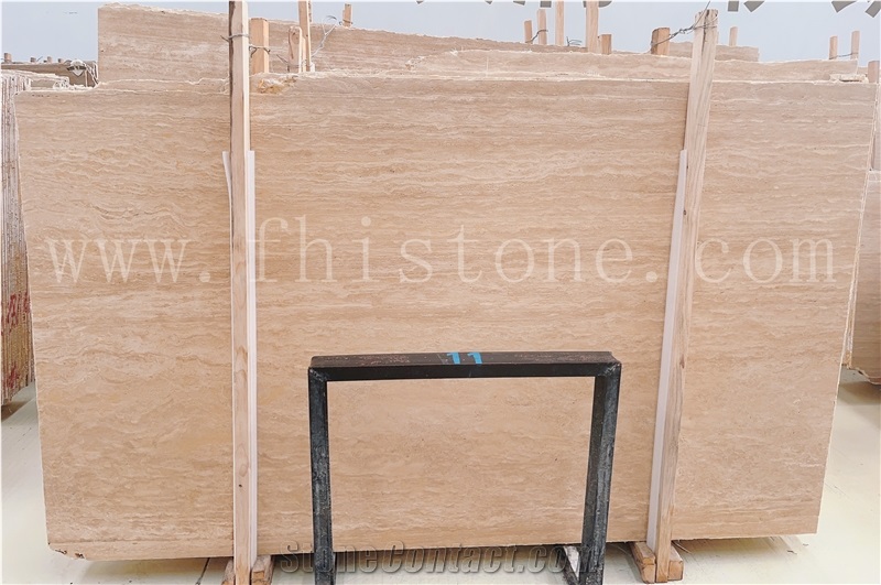 Beige Travertine Yellow Travertine Ivory Travertine Vein Cut