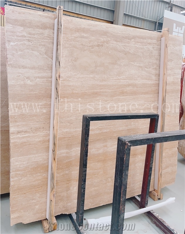 Beige Travertine Yellow Travertine Ivory Travertine Vein Cut