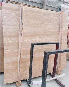 Beige Travertine Yellow Travertine Ivory Travertine Vein Cut