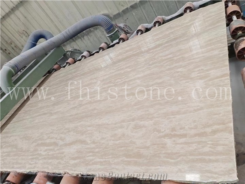 Cream Travertine Beige Travertine Ivory Travertine Vein Cut