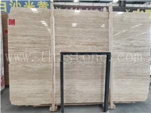 Cream Travertine Beige Travertine Ivory Travertine Vein Cut