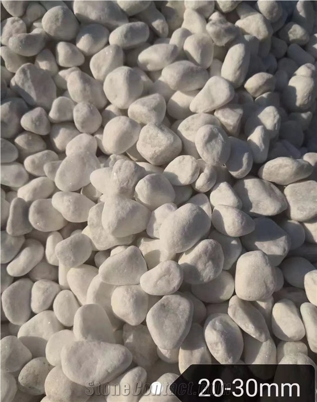 Garden Pebble Stone Landscape Stone Snow White Mechnism