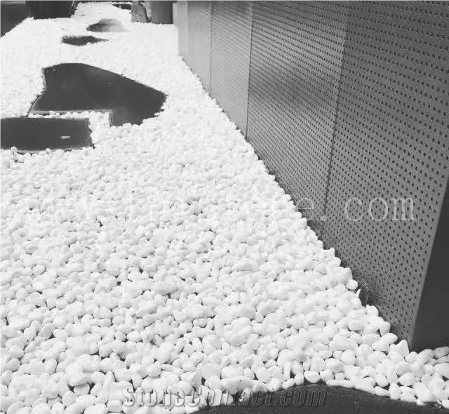Garden Pebble Stone Landscape Stone Snow White Mechnism