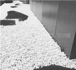 Garden Pebble Stone Landscape Stone Snow White Mechnism