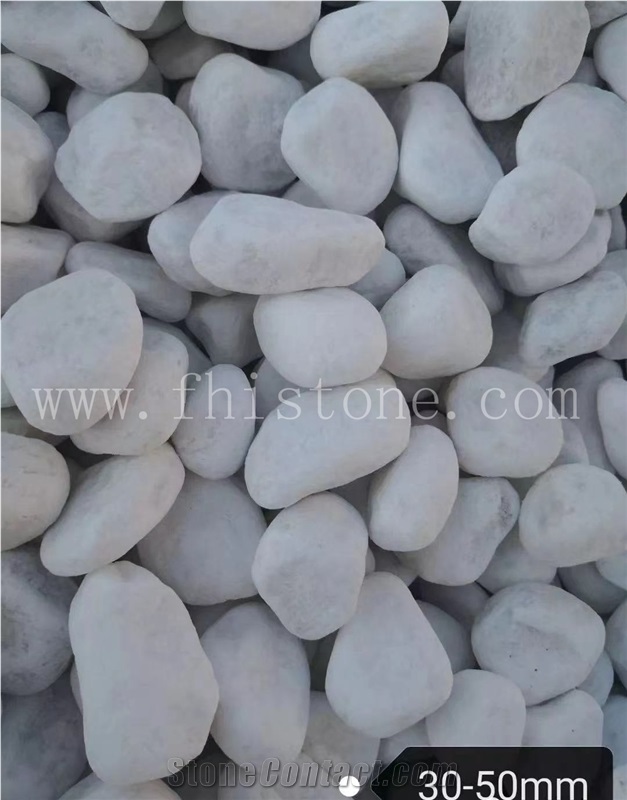 Garden Pebble Stone Landscape Stone Snow White Mechnism