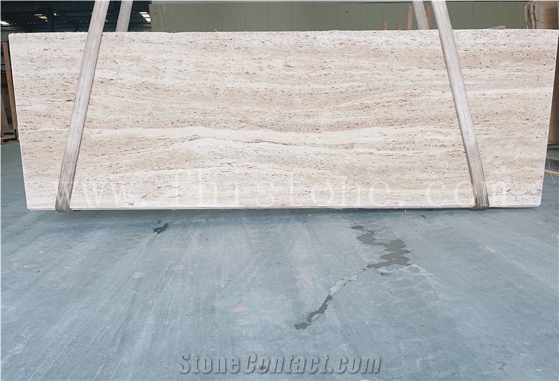 Italy Super White Travertine Light Travertine Tile&Slab