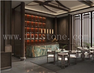 Rain Forest Green Marble  India Green Marble Slab And Tile