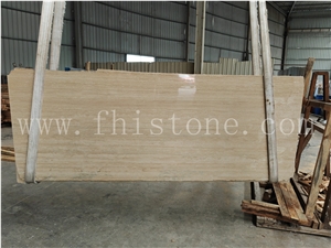 Super White Travertine Classic Light Travertine Vein Cut