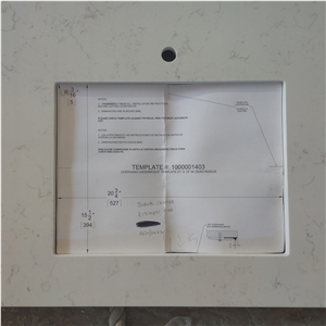 Dolomite Quartz Kitchen Countertops Without Anti-Dumping